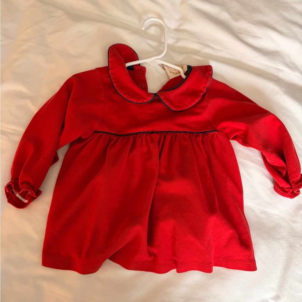 The Beaufort Bonnet Company Red Long-Sleeve Blouse